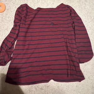 A& F striped shirt